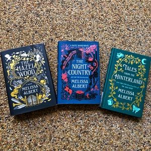 3 books! Melissa Albert The Hazel Wood, The Night Country, Tales from Hinterland